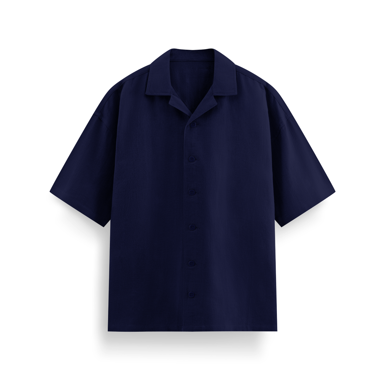 Navy Blue Unisex Oversized Shirt